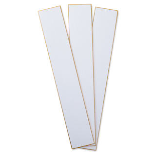 Aitoh Gasen Paper Shikishi Boards - 2-1/5" x 12-1/4", Pkg of 3