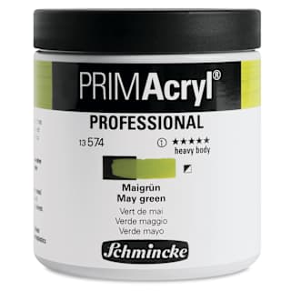 Schmincke Primacryl Professional Acrylic Paint - May Green, 237 ml Jar