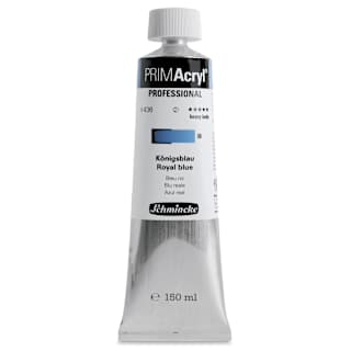 Schmincke Primacryl Professional Acrylic Paint - Royal Blue, 150 ml Tube