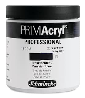 Schmincke Primacryl Professional Acrylic Paint - Prussian Blue, 237 ml Jar