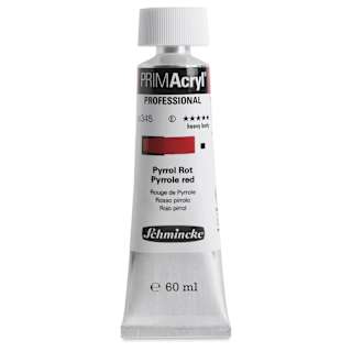 Schmincke Primacryl Professional Acrylic Paint - Pyrrole Red, 60 ml Tube