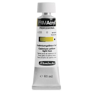 Schmincke Primacryl Professional Acrylic Paint - Cadmium Yellow Light Hue, 60 ml Tube