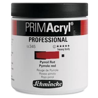 Schmincke Primacryl Professional Acrylic Paint - Pyrrole Red, 237 ml Jar