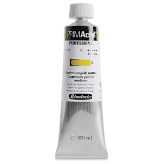 Schmincke Primacryl Professional Acrylic Paint - Cadmium Yellow Medium, 150 ml Tube