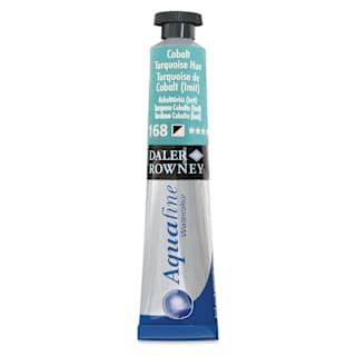 Daler-Rowney Aquafine Watercolor - Cobalt Turquoise Hue, 8 ml Tube