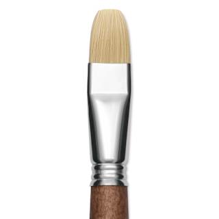 Escoda Futura Synthetic Bristle Brush - Series 5420, Bright, Size 18, Long Handle