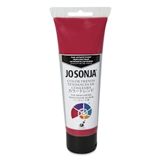Chroma's Jo Sonja Color Trends Acrylic Paint - Geranium, 120 ml tube