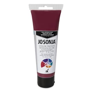 Chroma's Jo Sonja Color Trends Acrylic Paint - Claret Rose, 120 ml tube