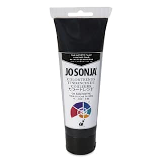 Chroma's Jo Sonja Color Trends Acrylic Paint - Charcoal, 120 ml tube