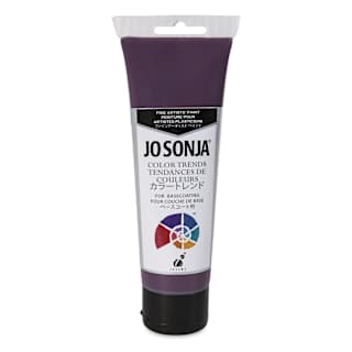 Chroma's Jo Sonja Color Trends Acrylic Paint - Blackberry, 120 ml tube