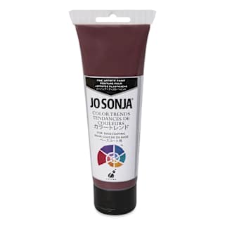 Chroma's Jo Sonja Color Trends Acrylic Paint - Rosewood, 120 ml tube