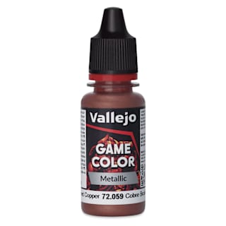 Vallejo Game Color Acrylic Paint - Hammered Copper, 18 ml