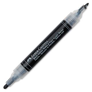 Faber-Castell Black Edition Shake and Paint Twin Acrylic Marker - Black