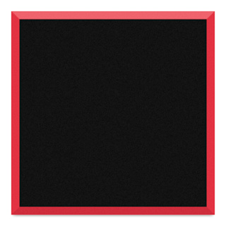 Crescent BriteCore Matboard - 32" x 40", Black on Red