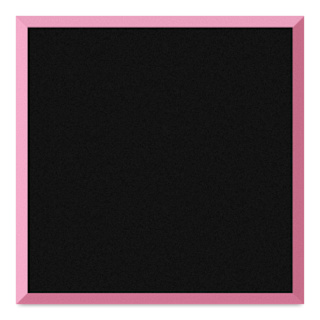 Crescent BriteCore Matboard - 32" x 40", Black on Pink