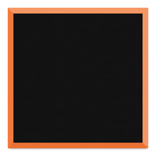 Crescent BriteCore Matboard - 32" x 40", Black on Orange