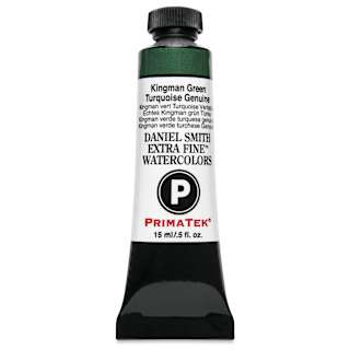 Daniel Smith Extra Fine Watercolor - PrimaTek, Kingman Green Turquoise Genuine, 15 ml Tube