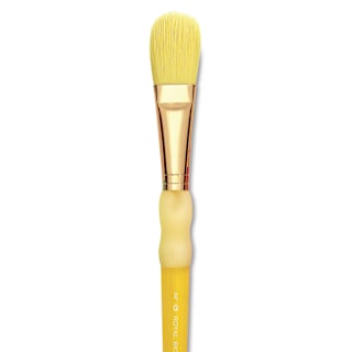 Royal & Langnickel Big Kids' Choice Lil' Grippers Brush - Series BK66 Filbert, Size 3/4", Short Handle