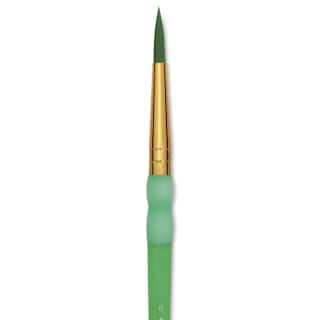 Royal & Langnickel Big Kids' Choice Lil' Grippers Brush - Series BK62 Round, Size 6, Short Handle