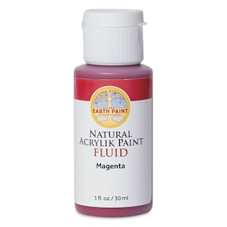 Natural Earth Paint Natural Fluid Acrylik Paint - Magenta, 30 ml