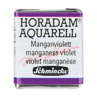 Schmincke Horadam Aquarell Artist Watercolor - Manganese Violet, Half Pan