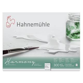 Hahnemühle Harmony Watercolor Block - 9" x 12", Hot Press, 12 Sheets, 140 lb