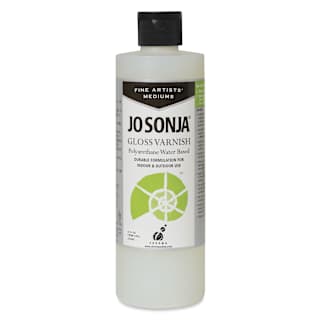 Jo Sonja's Polyurethane Varnish - Gloss, 16 oz bottle