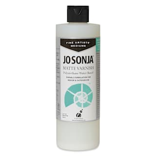 Jo Sonja's Polyurethane Varnish - Matte, 16 oz bottle