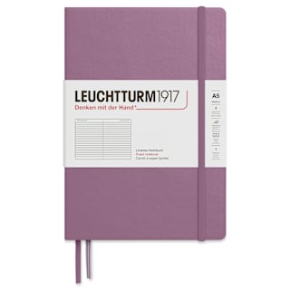 Leuchtturm1917 Ruled Hardbound Notebook - Dusty Rose, 5-3/4" x 8-1/4"