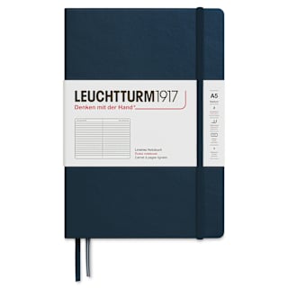 Leuchtturm1917 Ruled Hardbound Notebook - Deep Sea, 5-3/4" x 8-1/4"