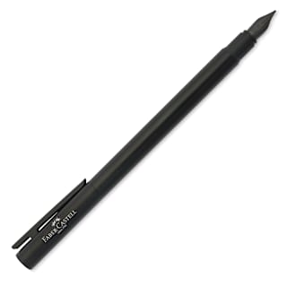 Faber-Castell Neo Slim Fountain Pen - Black Matte, Fine Tip