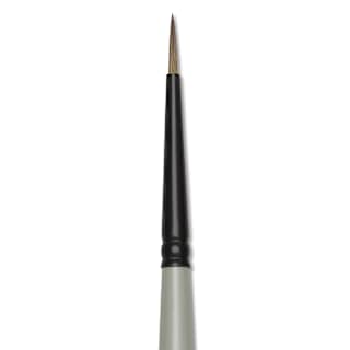 Silver Brush Black Pearl Synthetic Brush - Series 6400, Round, Size 2/0, Long Handle