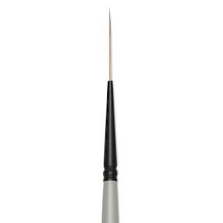 Silver Brush Black Pearl Synthetic Brush - Series 6407, Script Liner, Size 0, Long Handle