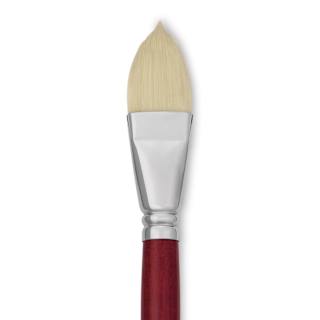 Escoda Marfil Synthetic Bristle Brushes - Series 4460 Filbert, Size 26, Long Handle