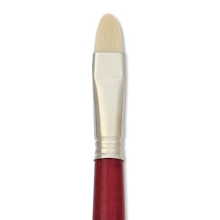 Escoda Marfil Synthetic Bristle Brushes - Series 4450 Bright, Size 16, Long Handle