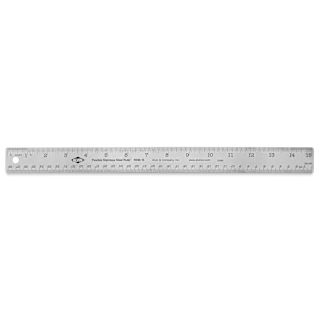 Alvin Non-Skid Stainless Steel Flex Ruler - 15"