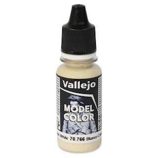 Vallejo Acrylic Model Color Paint - Cream White, 18 ml