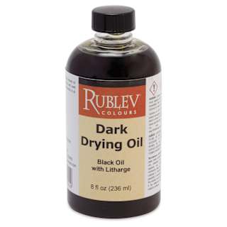 Rublev Dark Drying Oil Medium - 8 oz