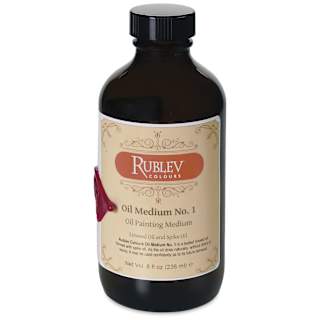Rublev Fluid Oil Medium - Medium 1, 8 oz