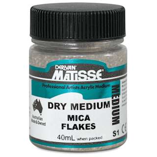 Matisse Acrylic Effects Dry Medium Mica Flakes - 40 ml