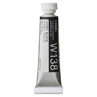 Holbein Artists' Watercolor - Ivory Black, 5 ml Tube