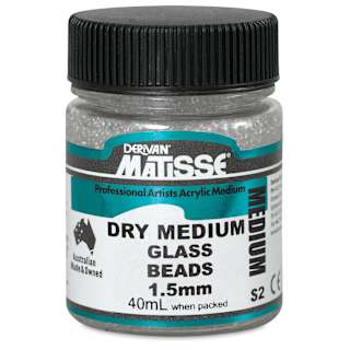 Matisse Acrylic Effects Dry Medium Glass Beads - 1.5 mm, 40 ml