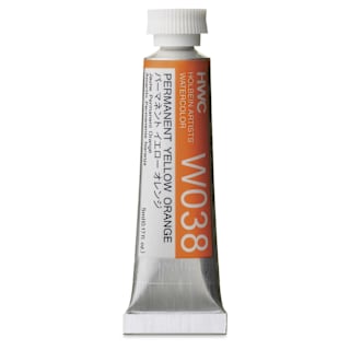 Holbein Artists' Watercolor - Permanent Yellow Orange, 5 ml Tube