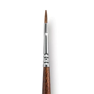 Escoda Versatil Brush - Flat, Size 1, Long Handle
