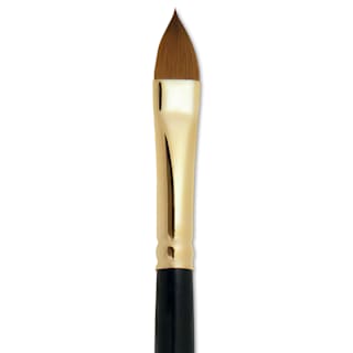 Silver Brush Renaissance Red Sable Brush - Cat's Tongue, Long Handle, Size 10