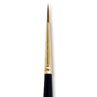Silver Brush Renaissance Red Sable Brush - Round, Long Handle, Size 3