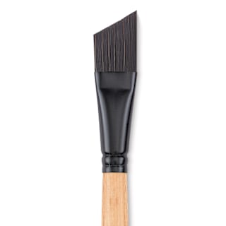 Princeton Catalyst Polytip Brush - Angle Shader, Size 3/4", Short Handle