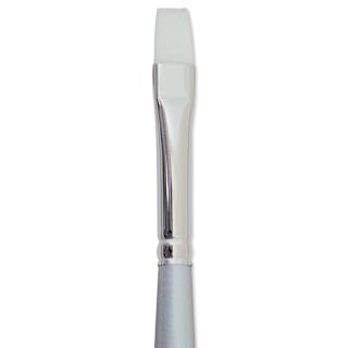 Silver Brush Silverwhite Synthetic Brush - Bright, Short Handle, Size 8