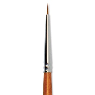 Silver Brush Golden Natural Brush - Round, Short Handle, 5/0