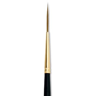 Silver Brush Renaissance Red Sable Brush - Script Liner, Short Handle, Size 0